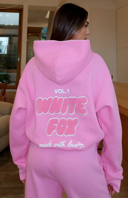 Vol 1 Oversized Hoodie Bubblegum