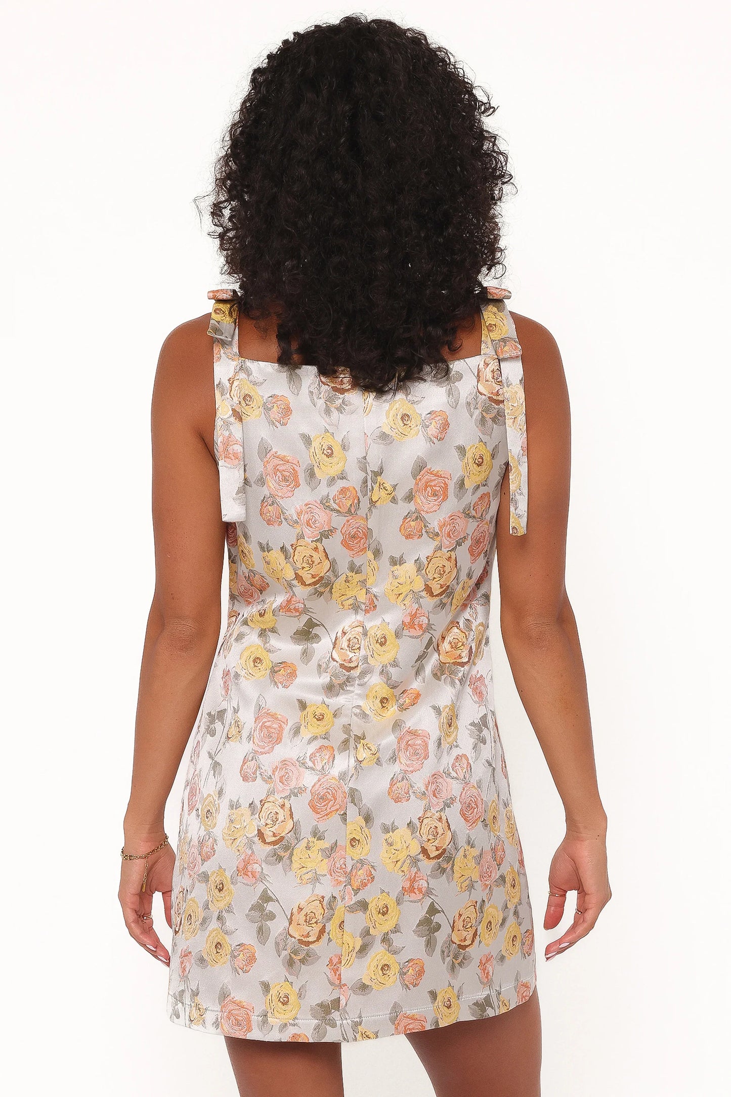 Carlie Mini Dress Dusty Blue