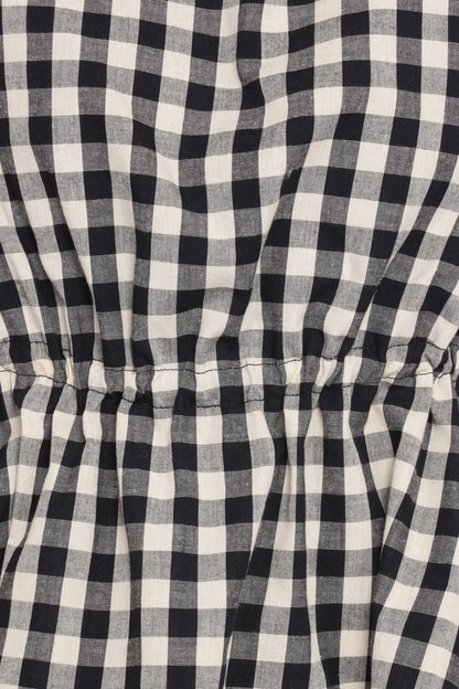 Rory Top Black Gingham