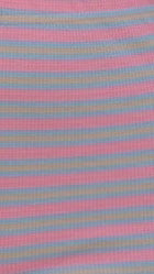 Malibu Mini Shorts Pink Blue Stripe