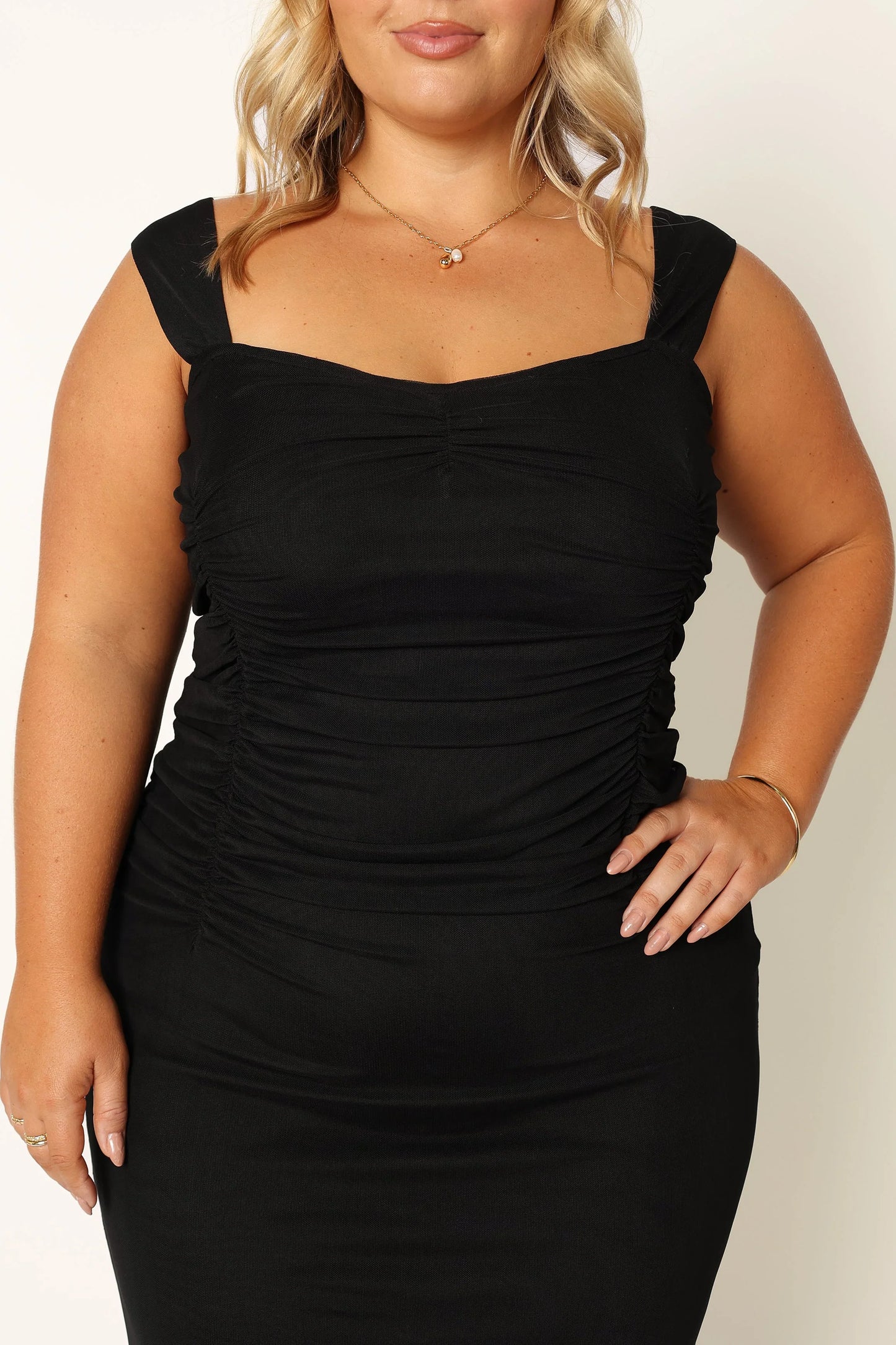 Naomi Midi Dress Black