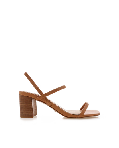 Balton Mule Heel Sugar Brown Natural