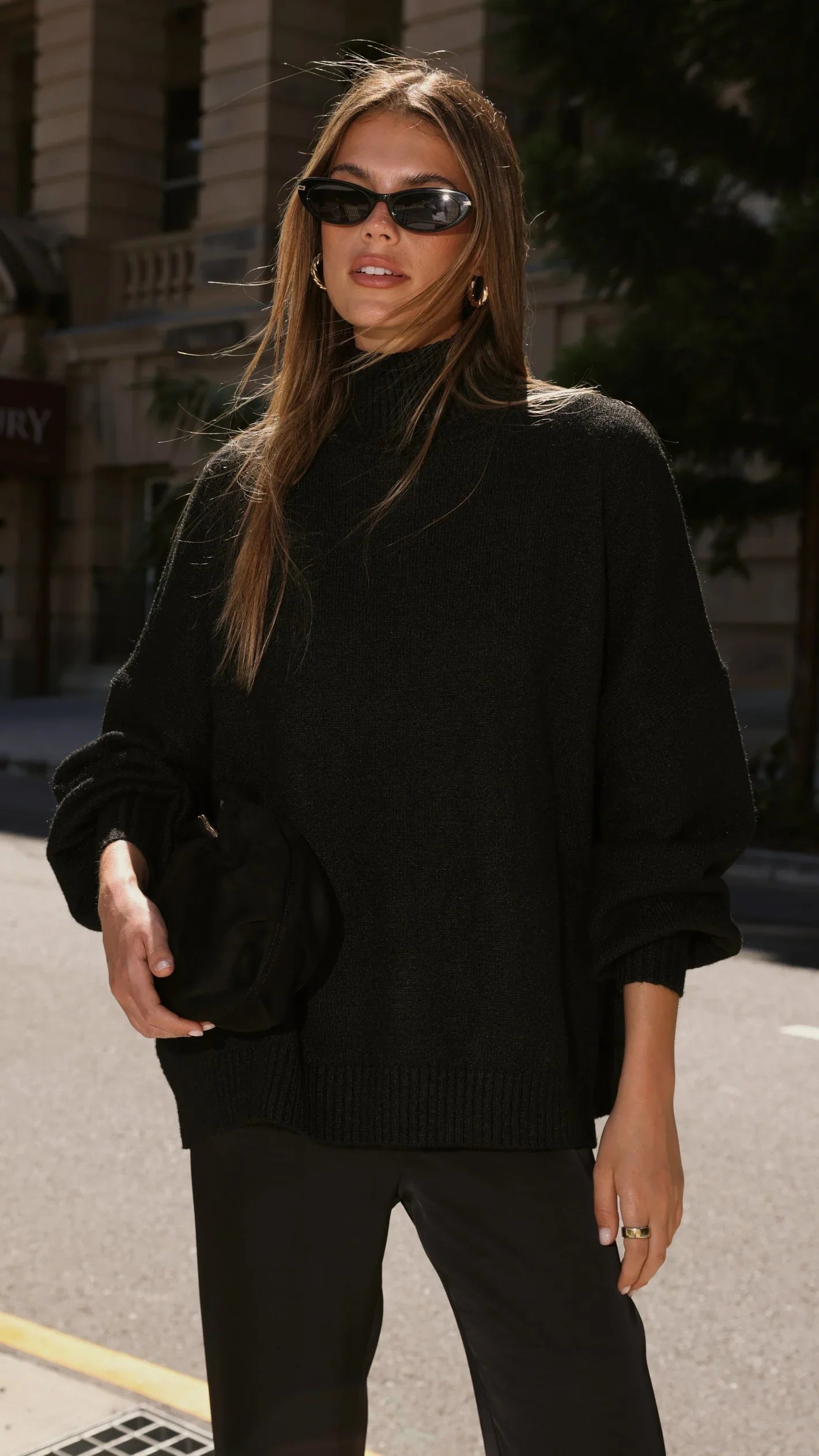 Harita Knitted Sweater Black