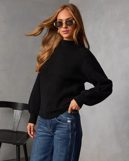 Amsterdam Mock Neck Sweater