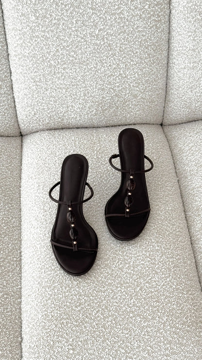 Olympie Heel Chocolate