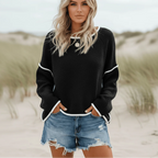 Boho Oversized Knit Pullover Sweater