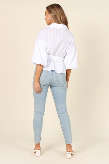 Sofia Top White