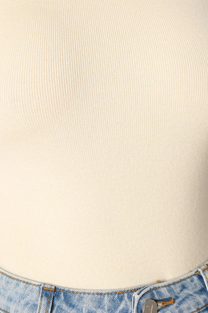 Natalia Knitted Bodysuit Cream