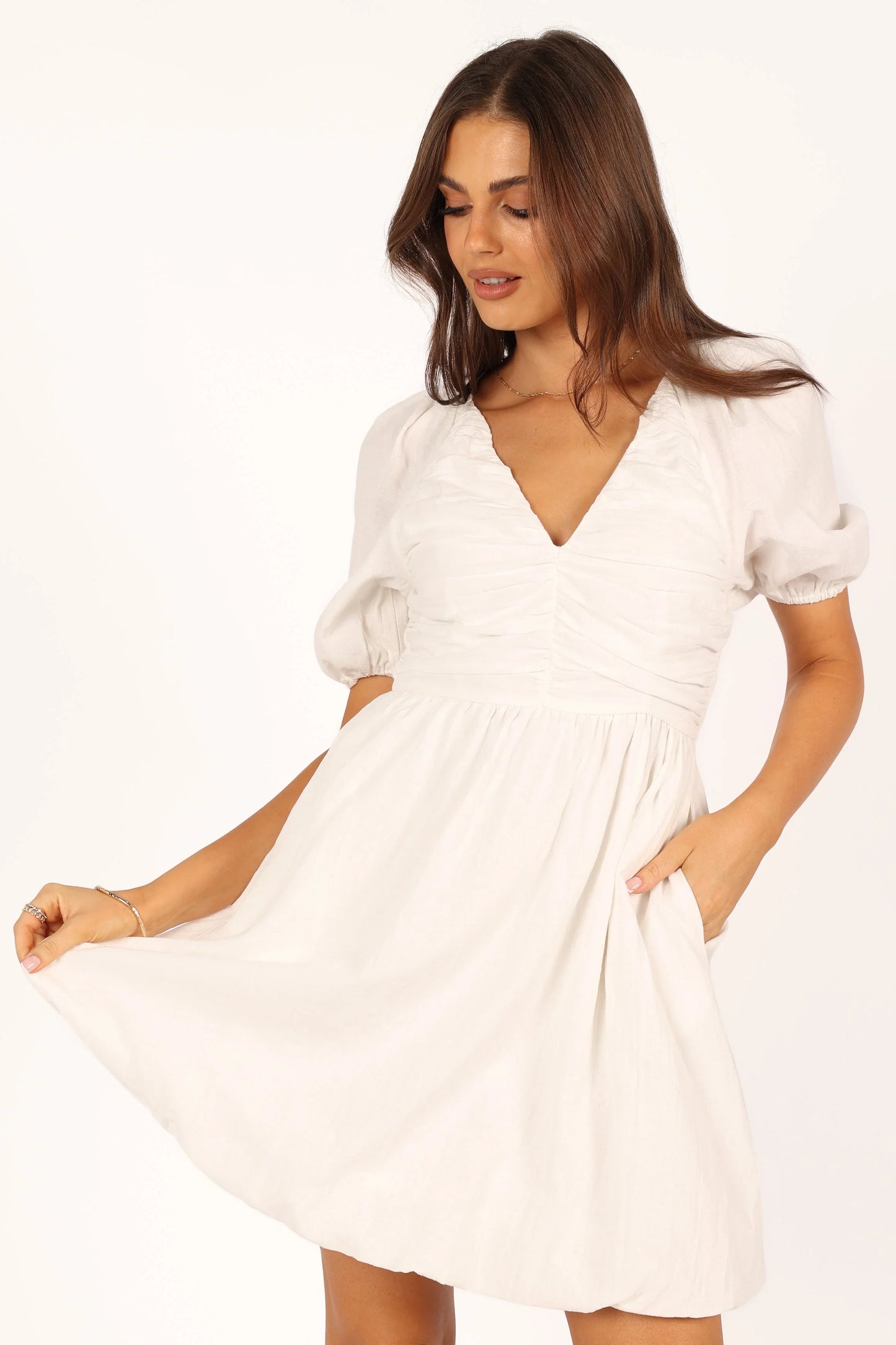 Lulee Mini Dress White