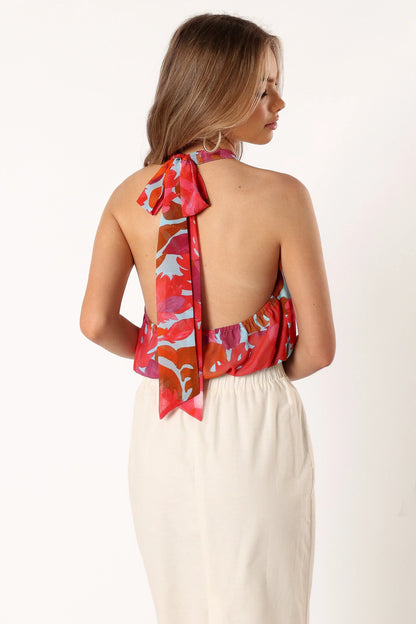 Blaise Halter Top Pink Azalea