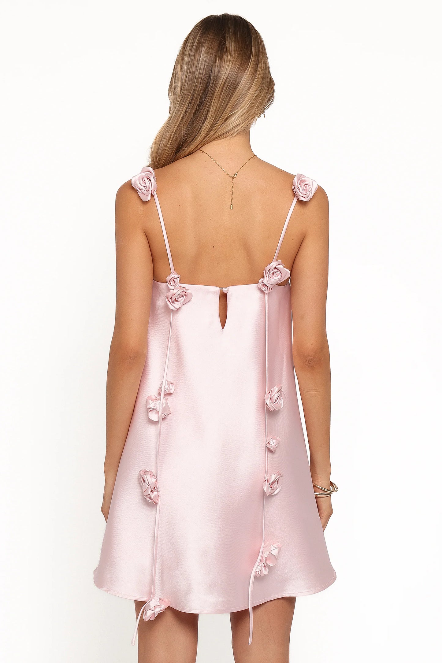Airlie Mini Dress Baby Pink
