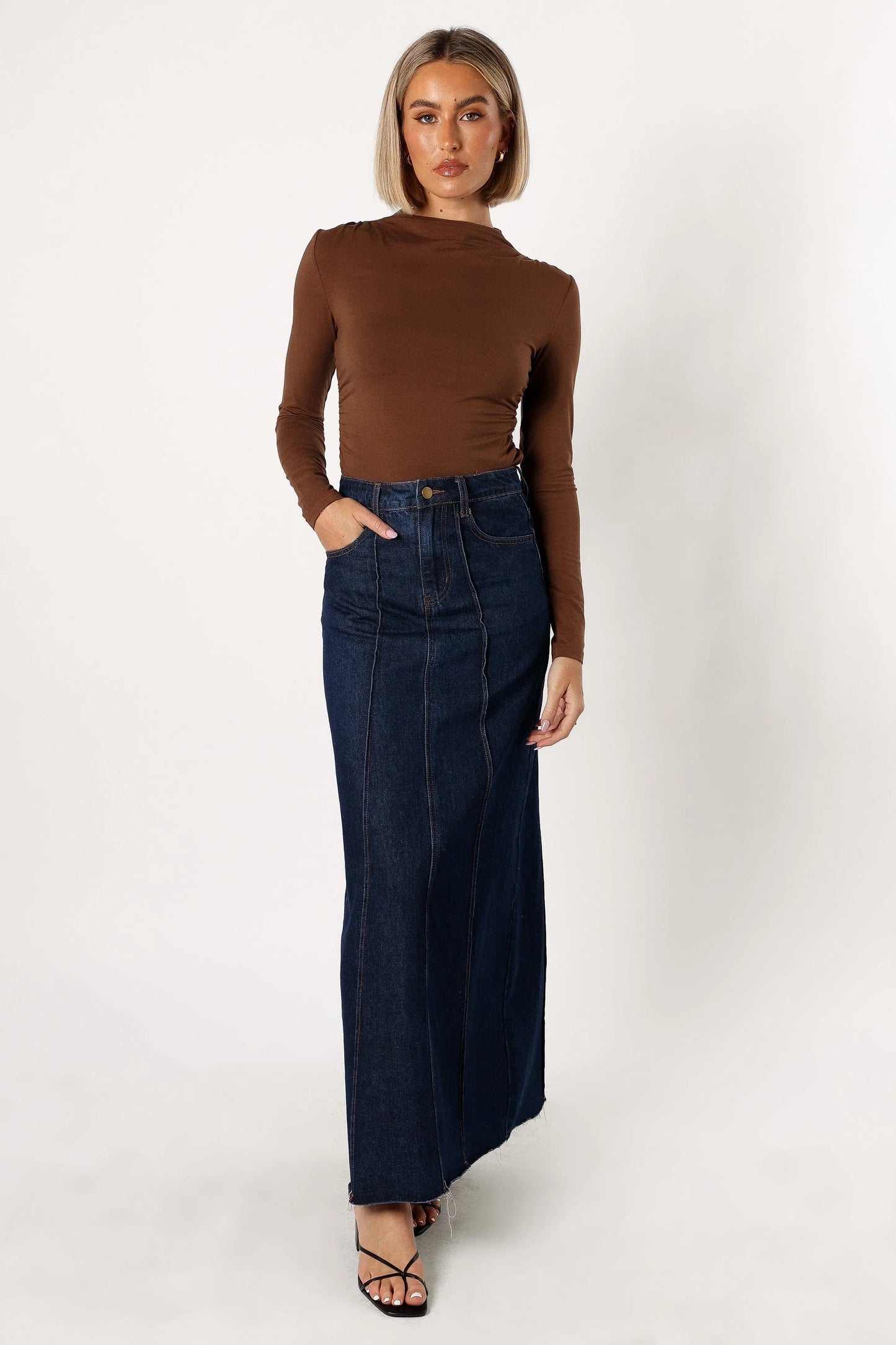 Wanda Long Sleeve Top Coco Brown