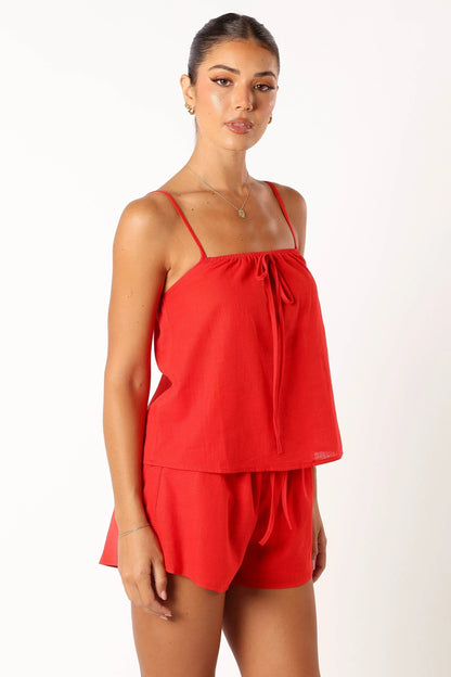 Robinson Short Set Red