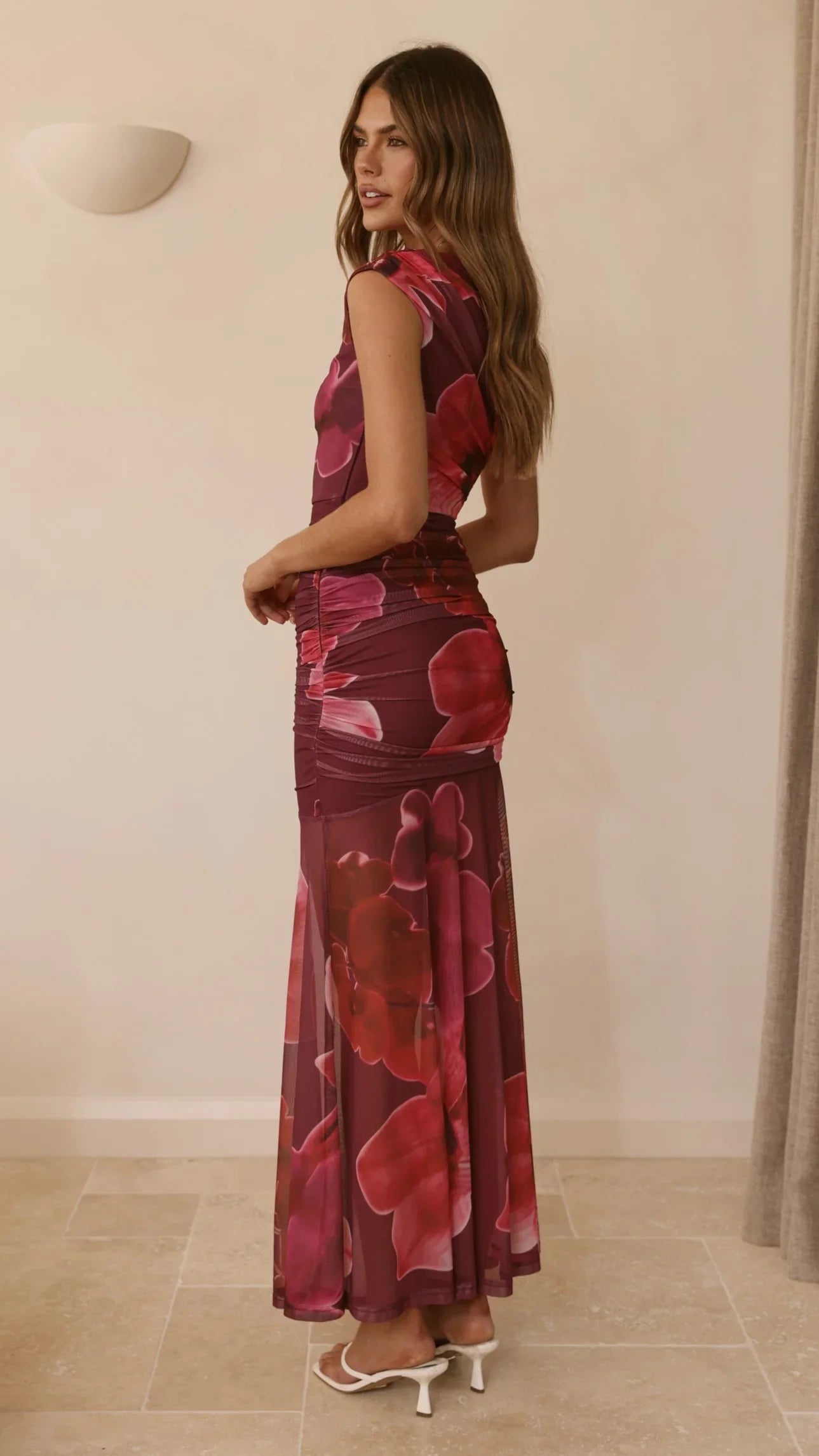 Delara Maxi Dress Fuchsia