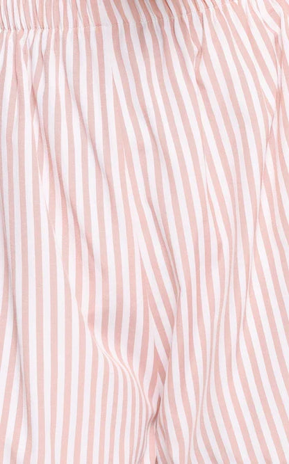 Wilson Short Set Peach Stripe White