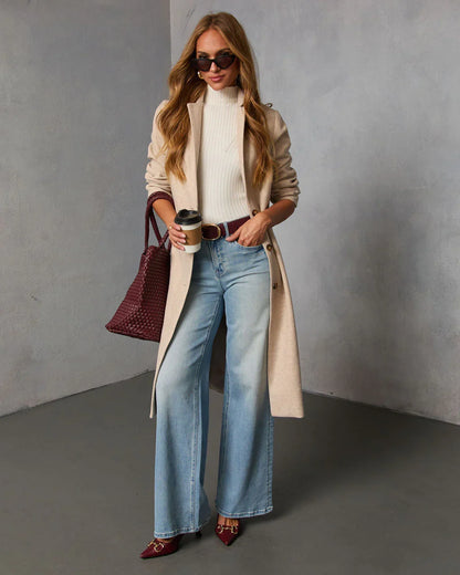 Breezy City Fall Pocketed Coat
