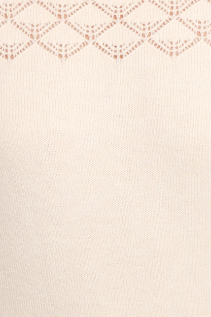 Roseanne Knit Sweater Cream