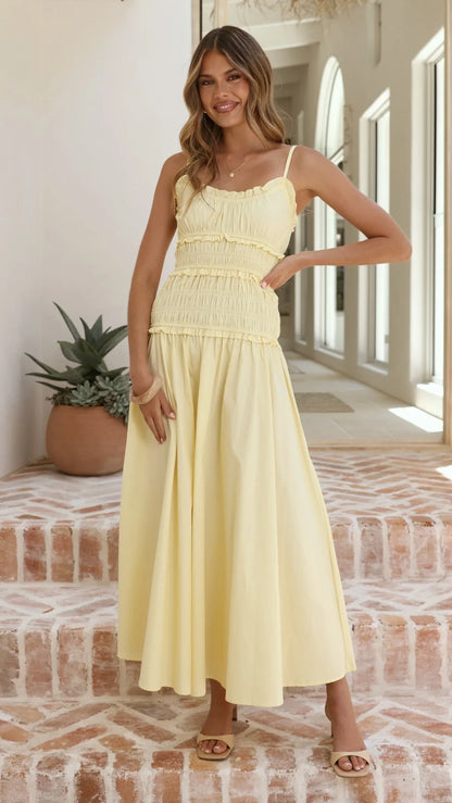 Vida Maxi Dress Yellow
