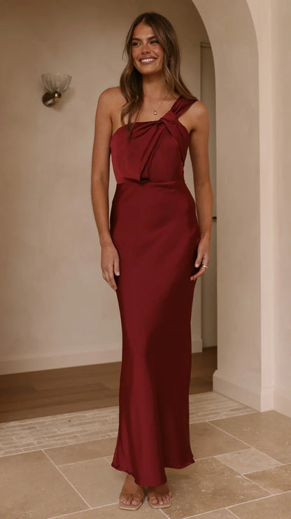 Greta Maxi Dress Wine