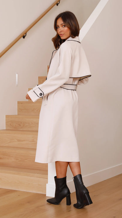 Blanca Trench Coat Beige