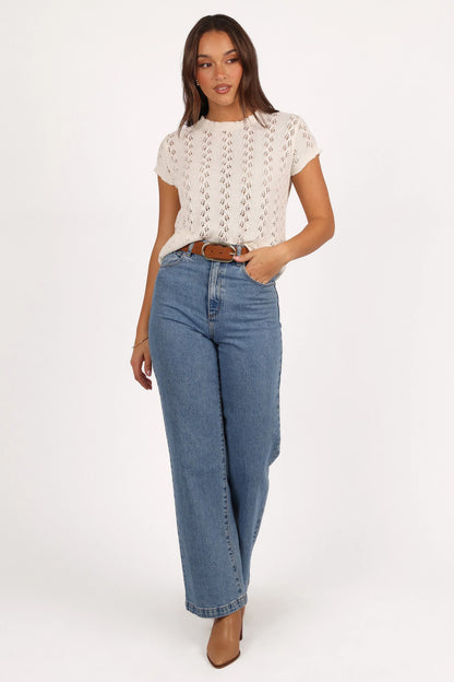 Analynn Knit Top Cream