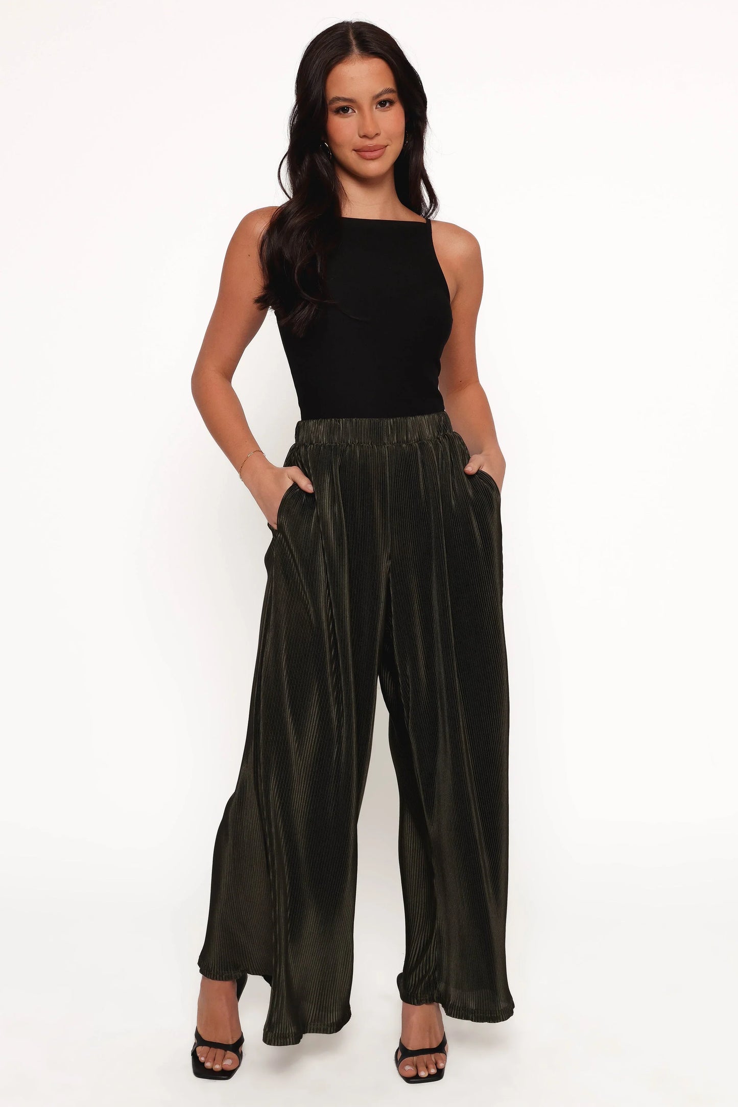 Leria Wide Pant Olive