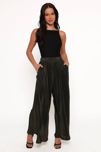 Leria Wide Pant Olive