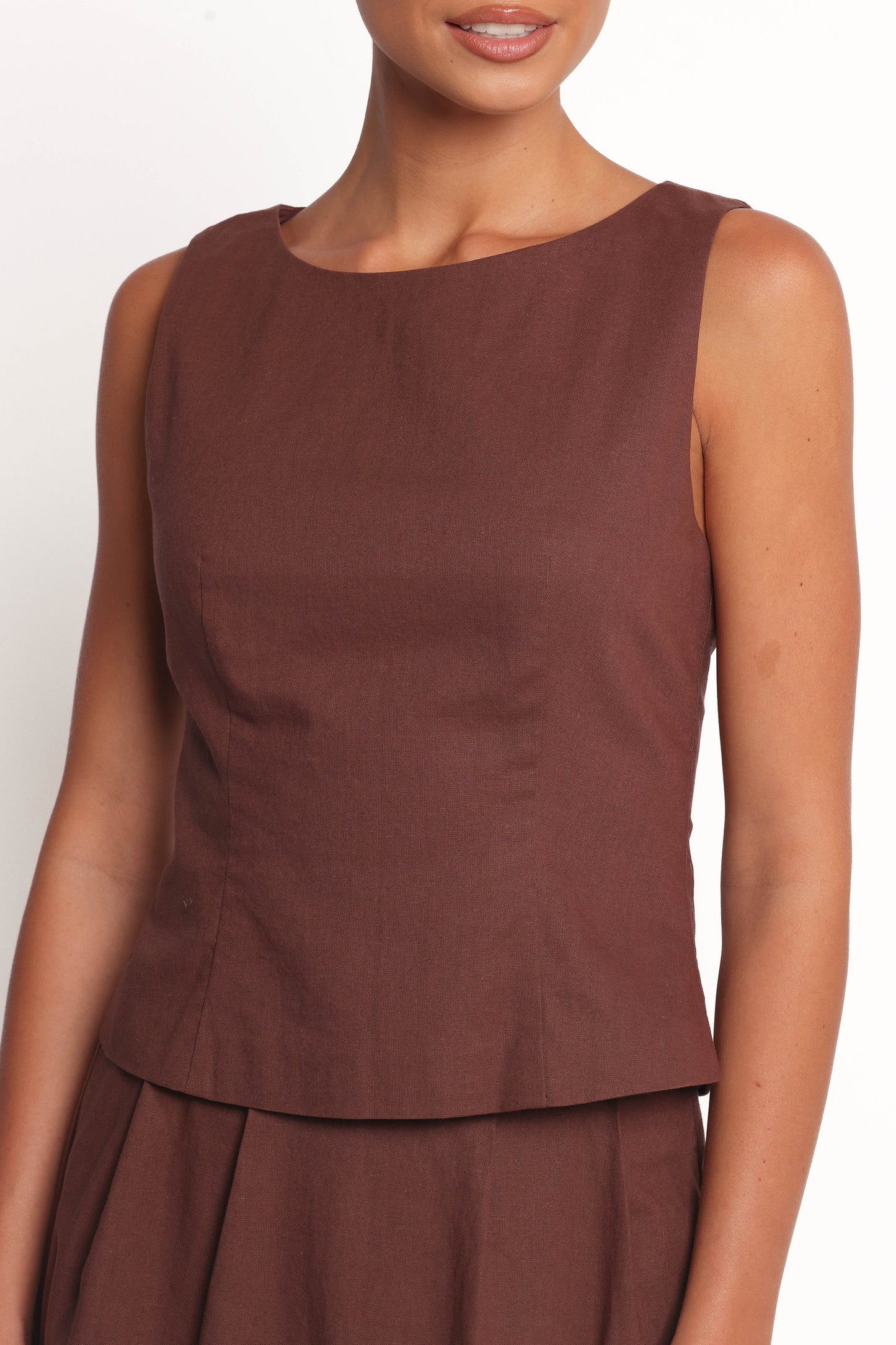 Chiaro Shell Top Brown