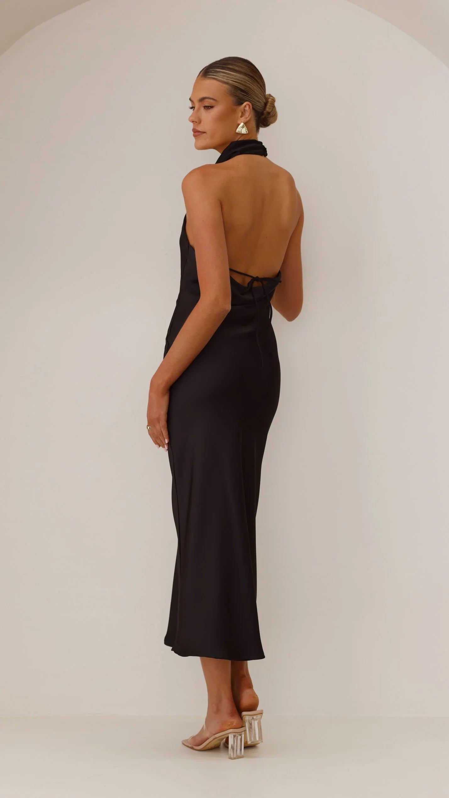 Rina Midi Dress Black