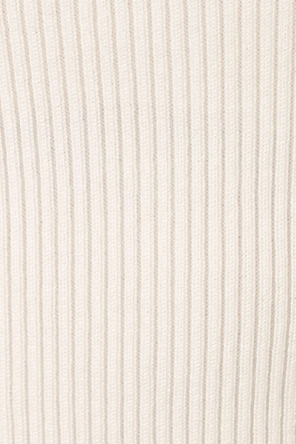 Tammy Ribbed Knit Top White