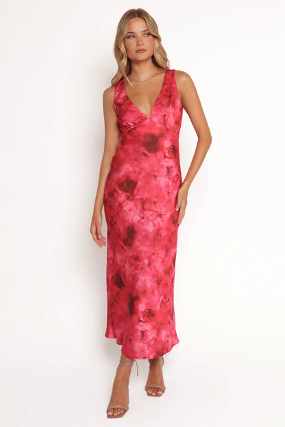 Mirae Maxi Dress Red