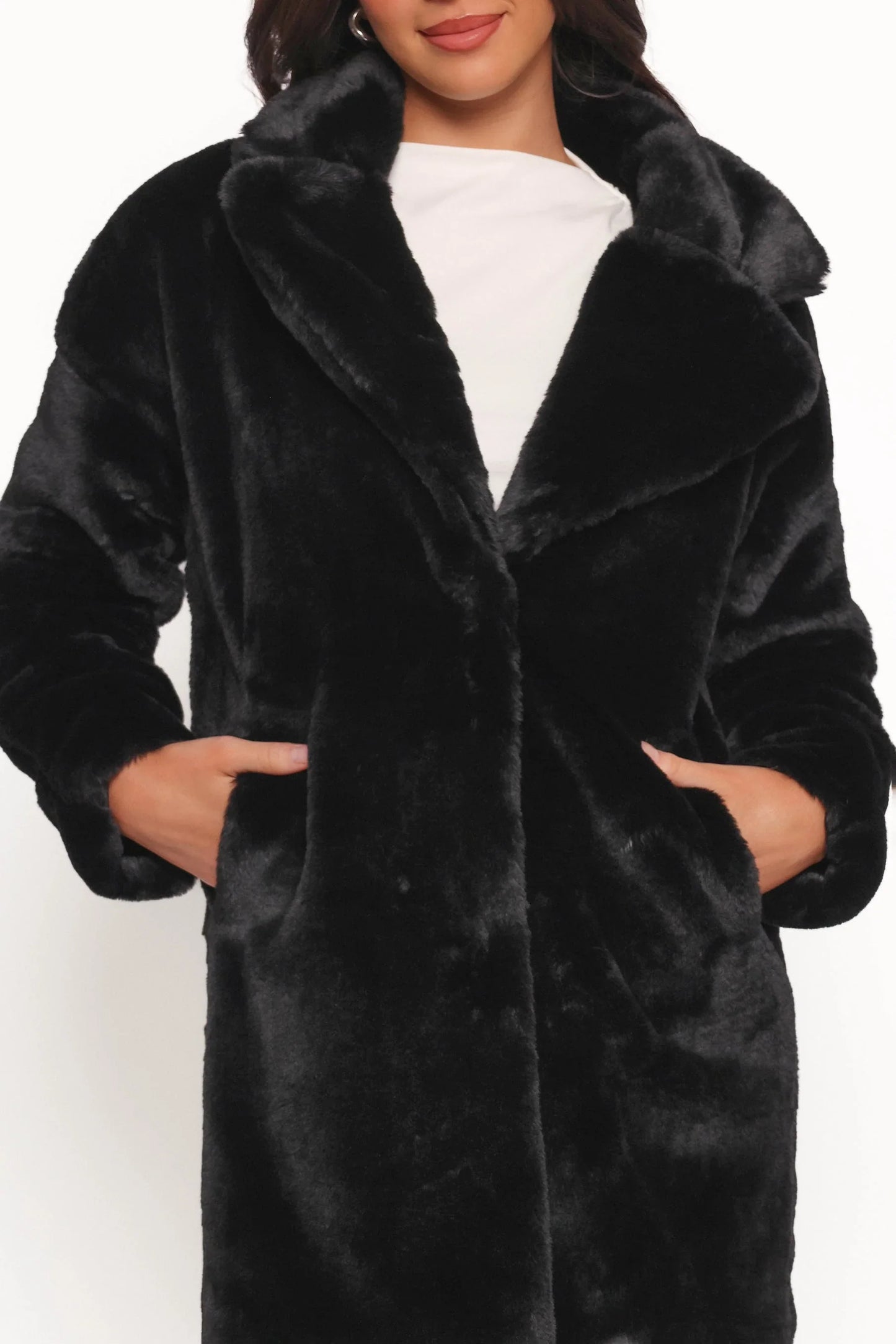 Meeka Faux Fur Jacket Black