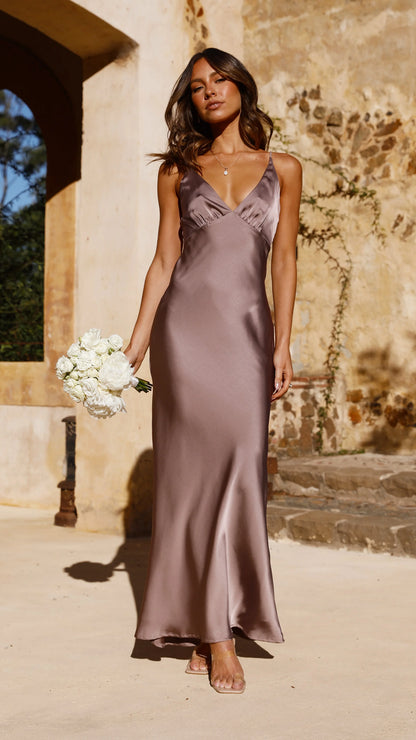 Ziah Maxi Dress Mushroom