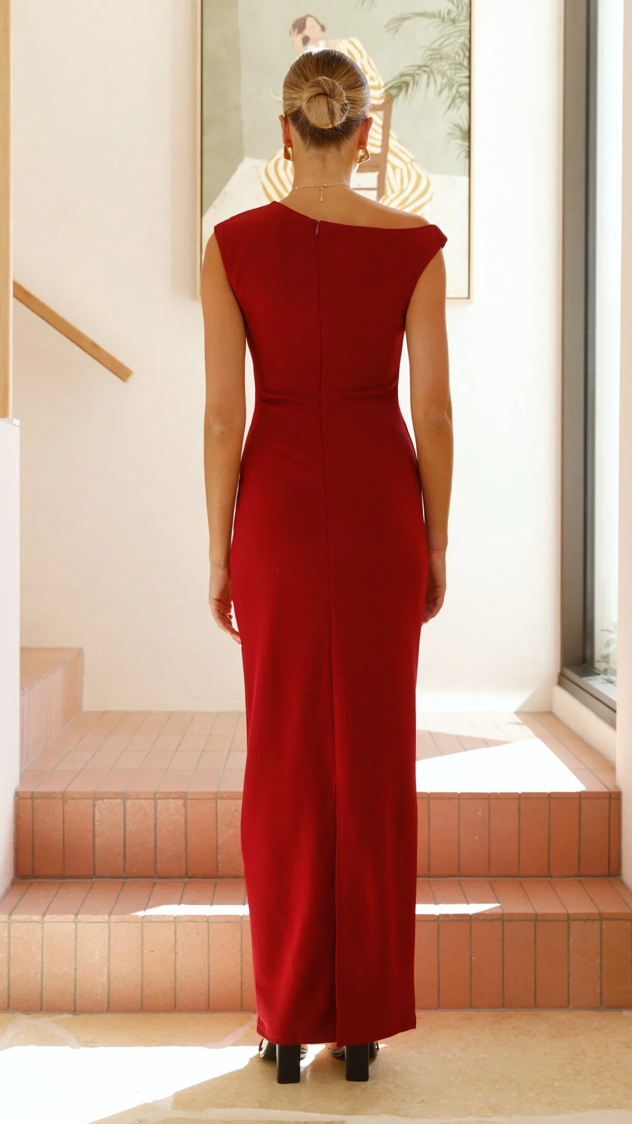 Lilah Maxi Dress Wine