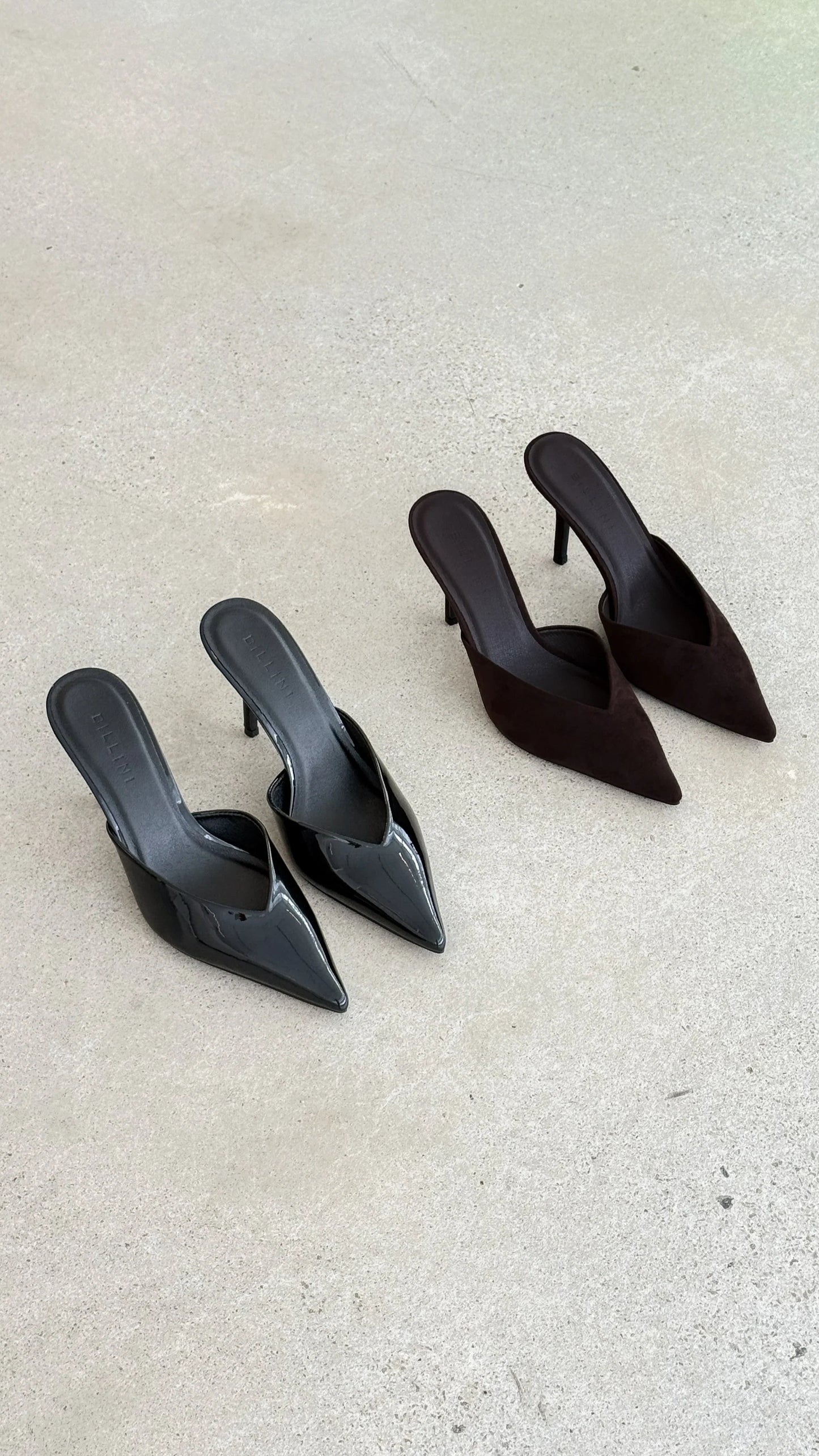 Karey Heel Dark Cacao Suede