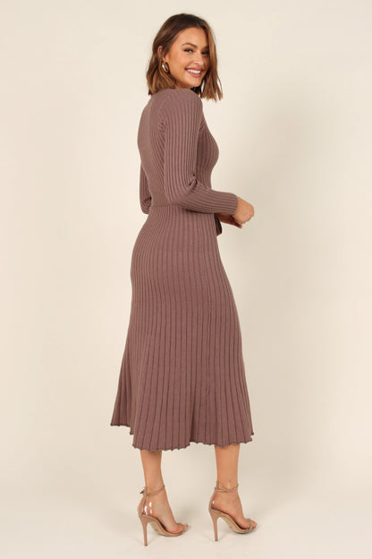 Reigan Dress Mocha