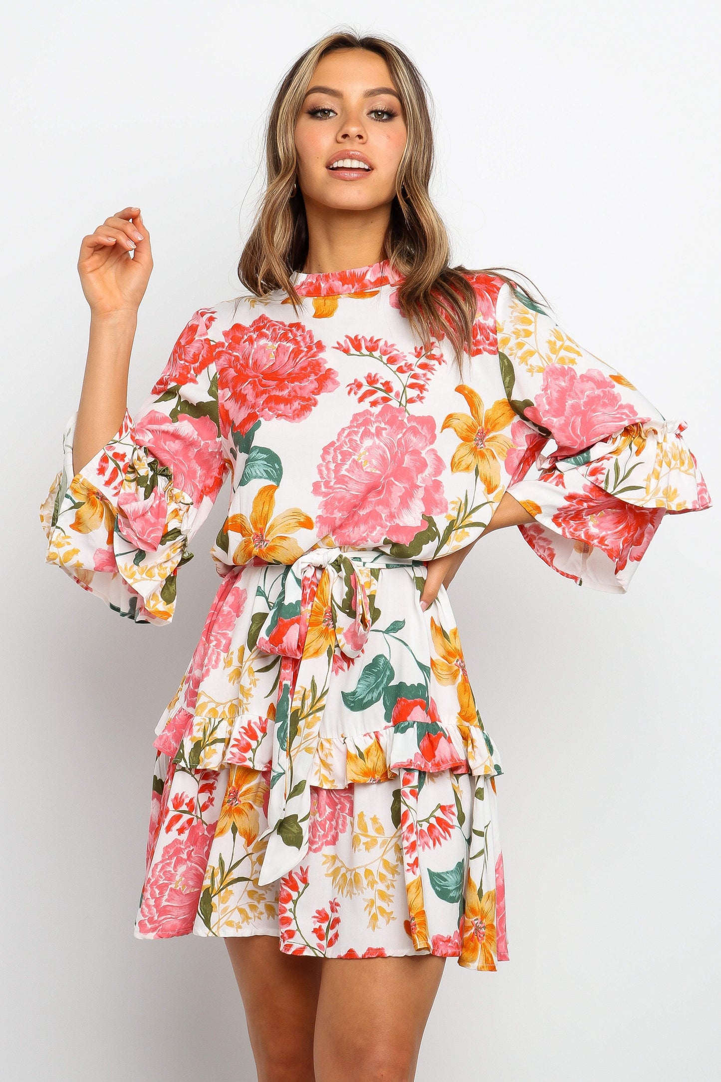 Peta Dress White