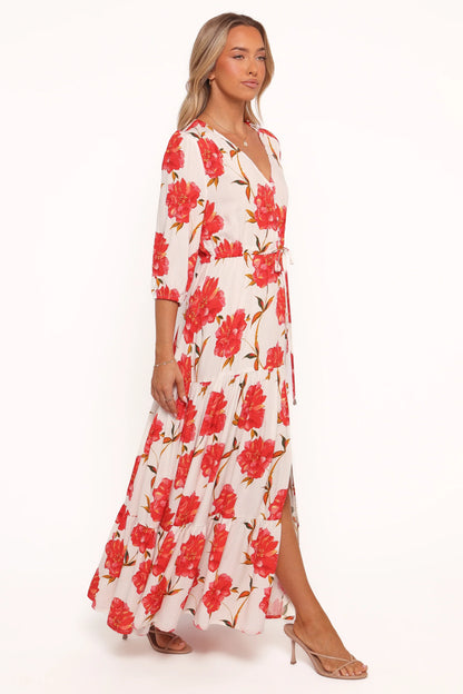 Kelda Dress Red Floral