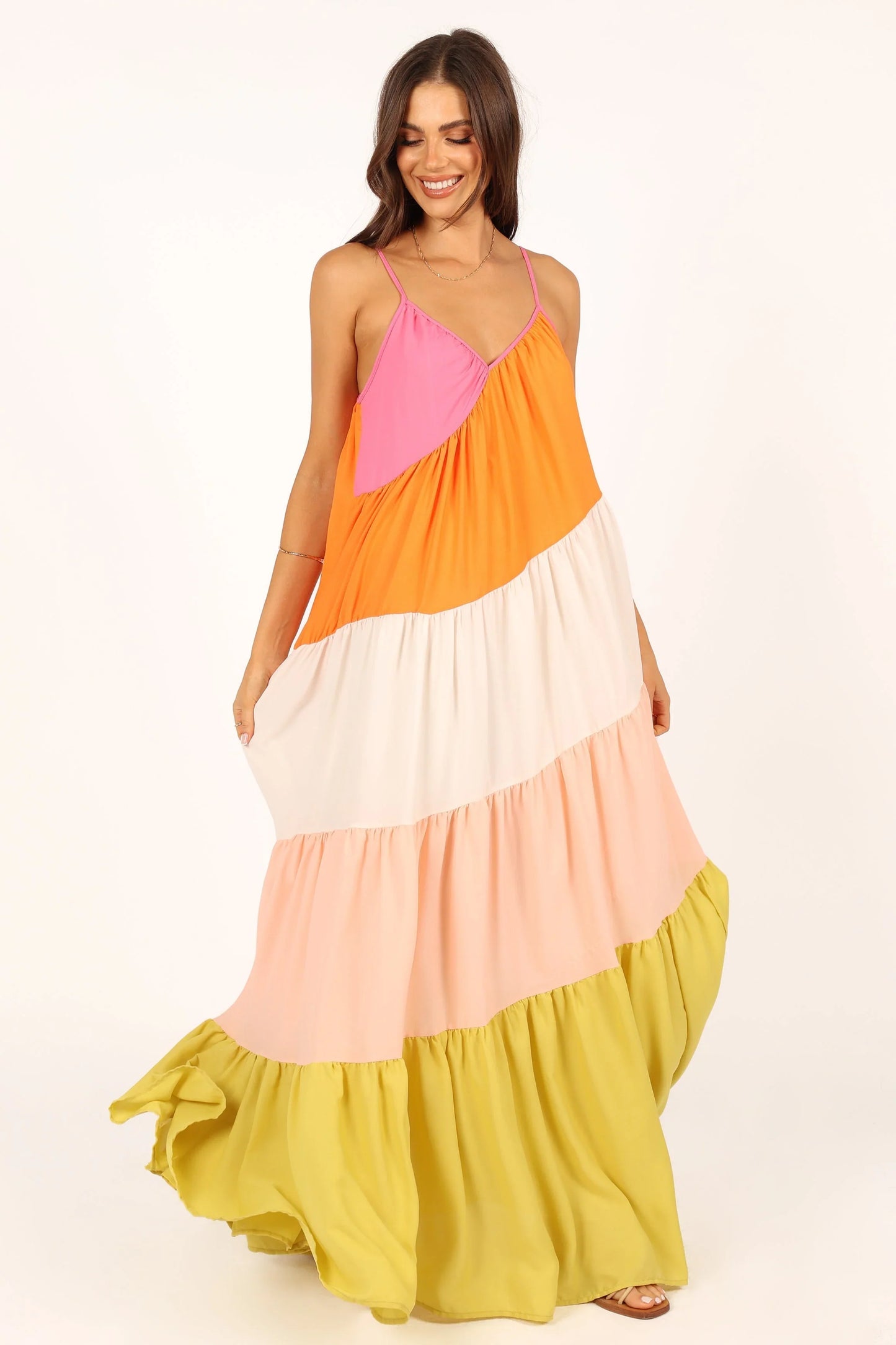 Tallulah Tiered Maxi Dress Multi