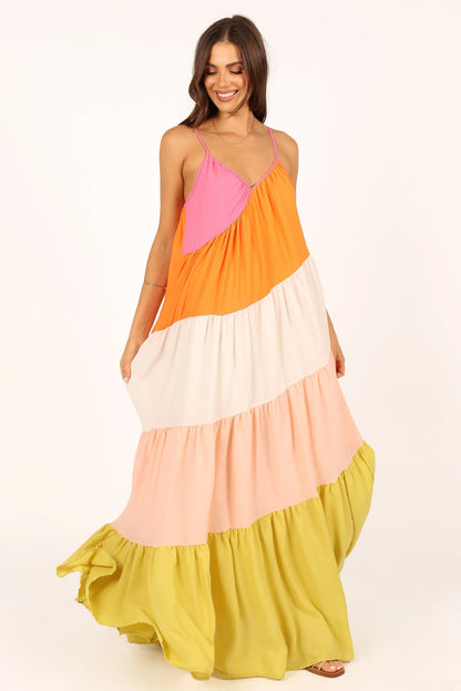 Tallulah Tiered Maxi Dress Multi