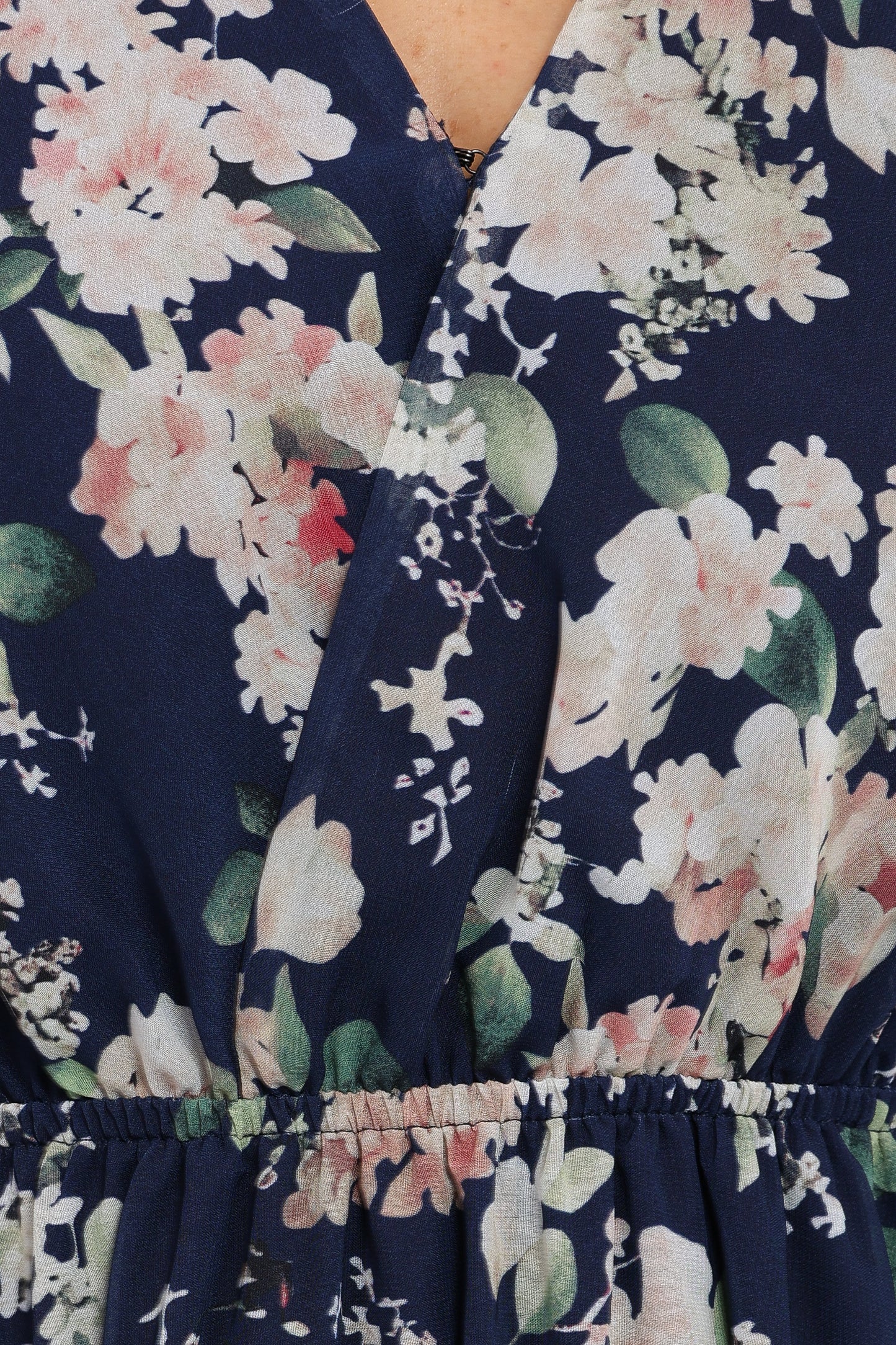 Anisa Maxi Dress Navy Floral