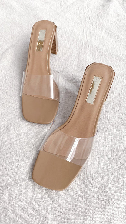 Lucy Heel Clay Clear