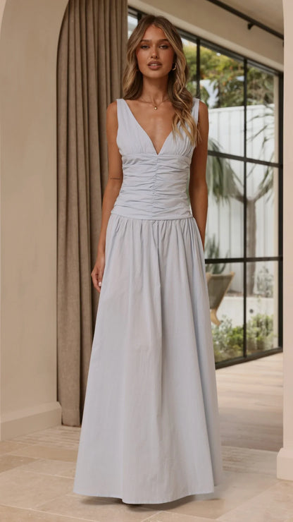 Sanya Maxi Dress Blue