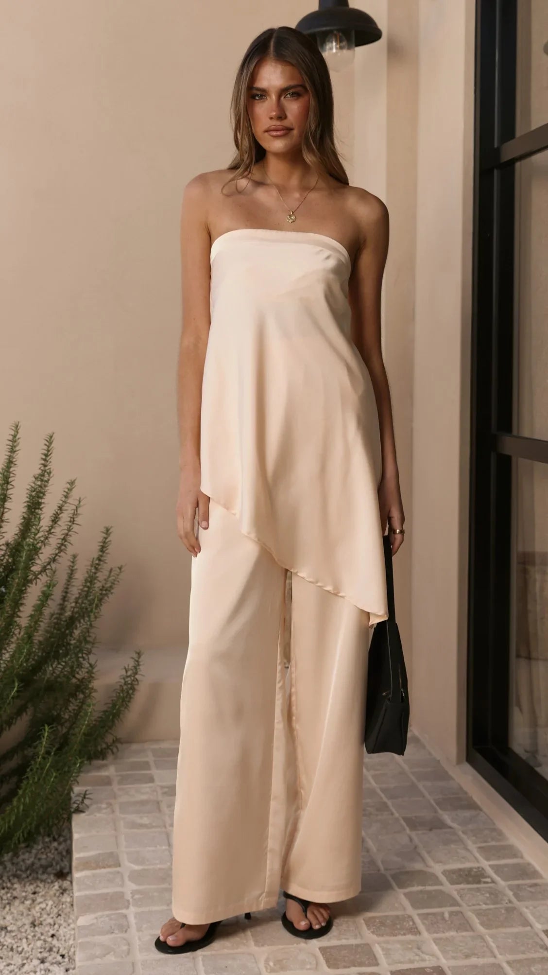 Tova Strapless Top Vanilla