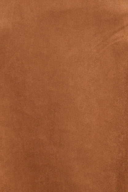 Charles Faux Suede Mini Skirt Camel
