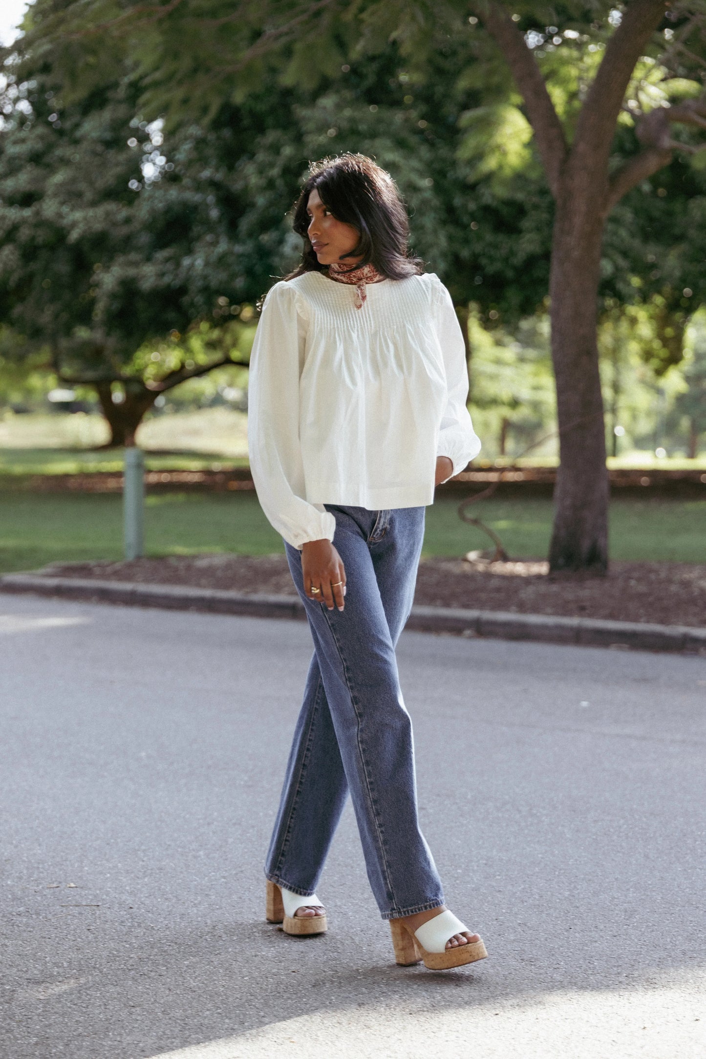 Melba Blouse White