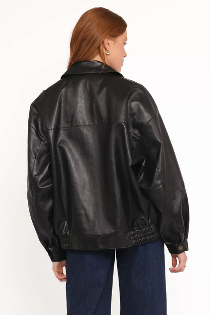 Zoe Bomber Jacket Black