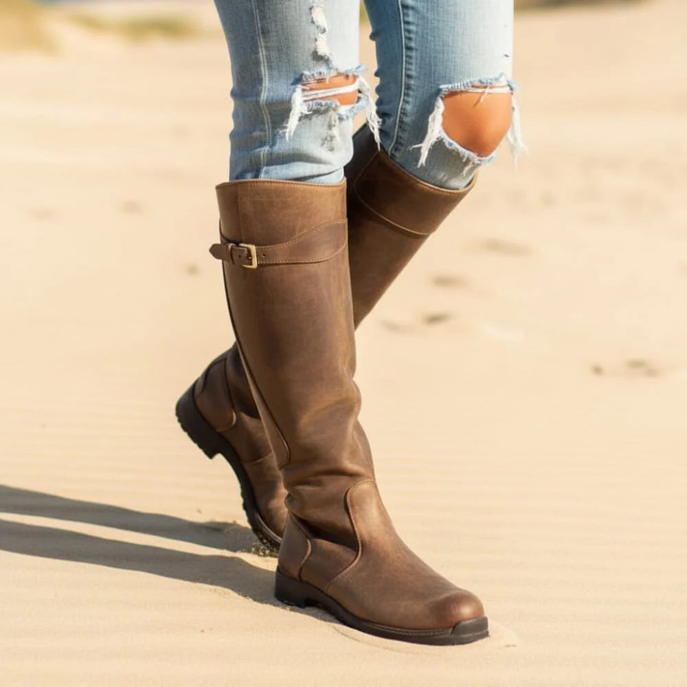 Knee High Fashion Leather Boots