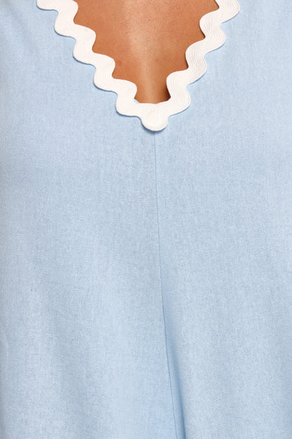 Aoife Romper Light Blue