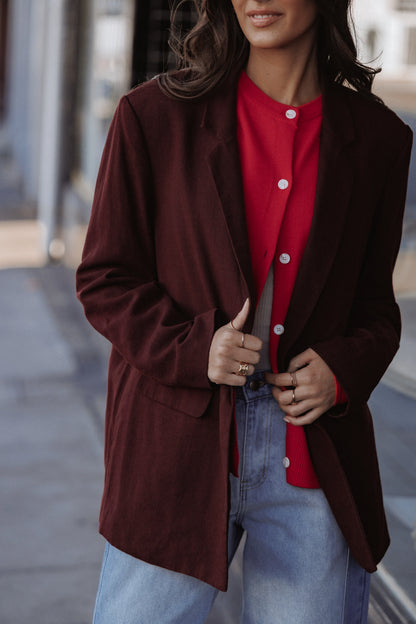 Rhodes Oversized Blazer Espresso